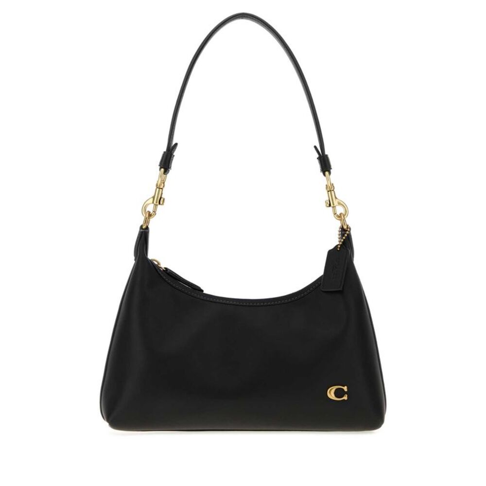 Coach New York Women Black Leather Juliet 25 Shoulder Bag